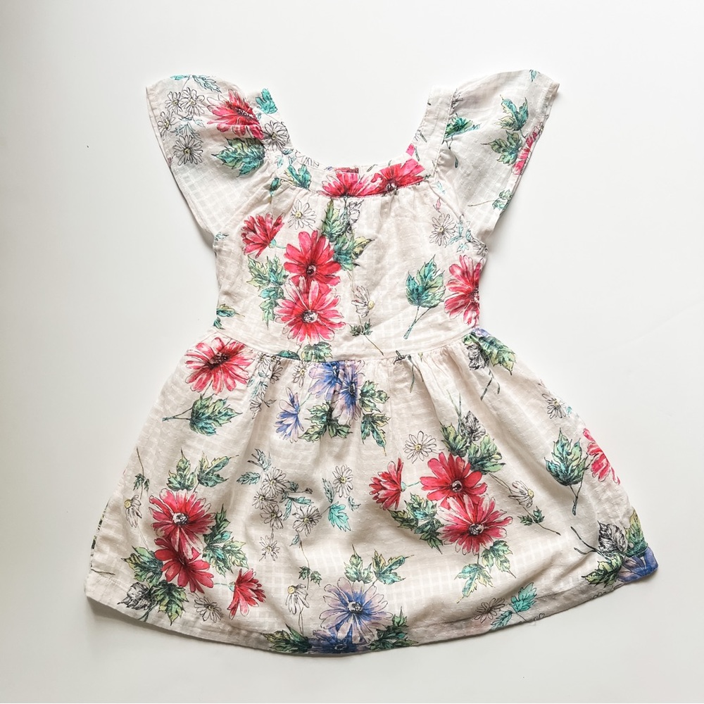 Gap Kids Floral Dress - XS Extra Small